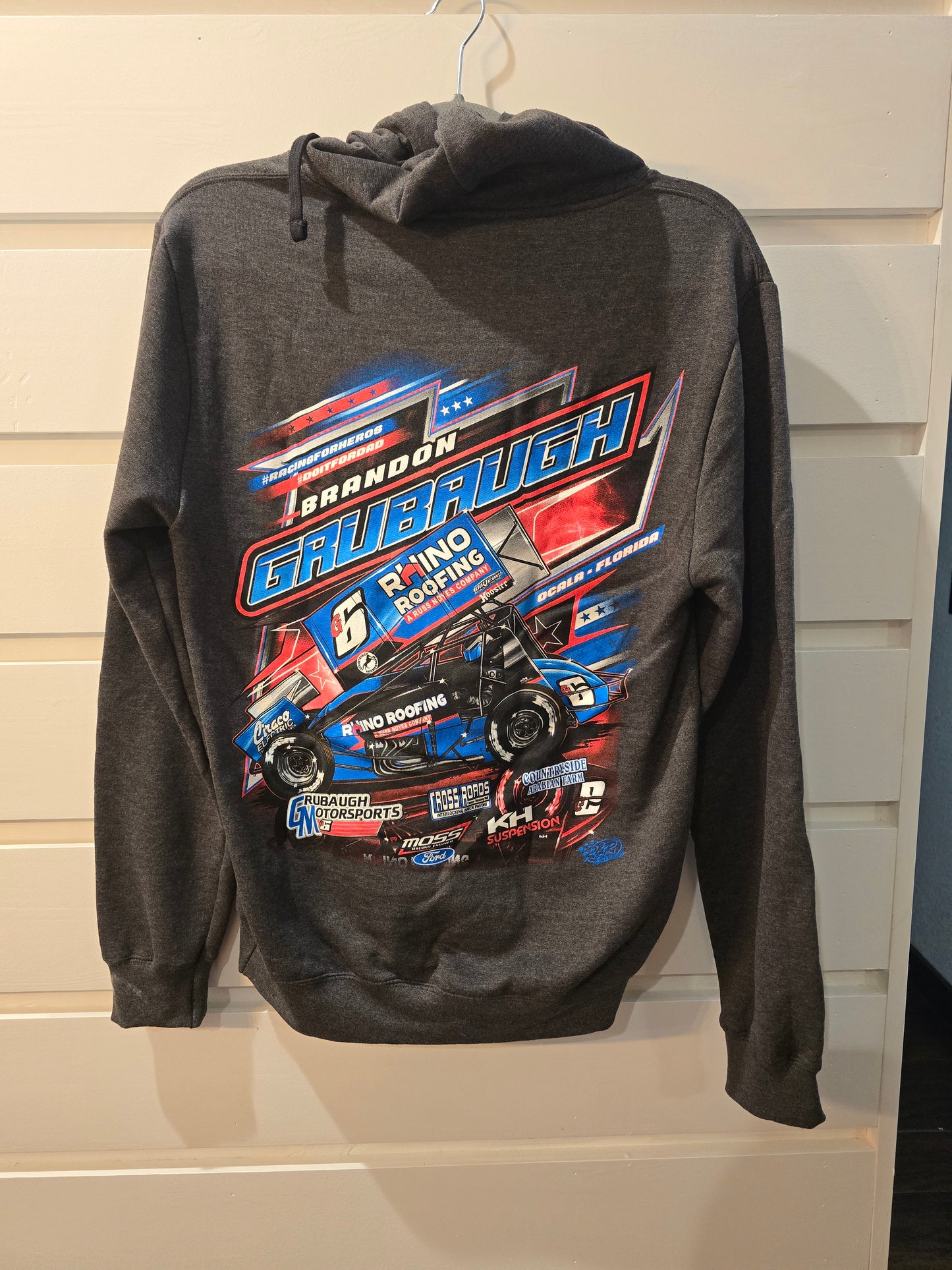 2024 Grubaugh Reflection (Charcoal Hoodie)