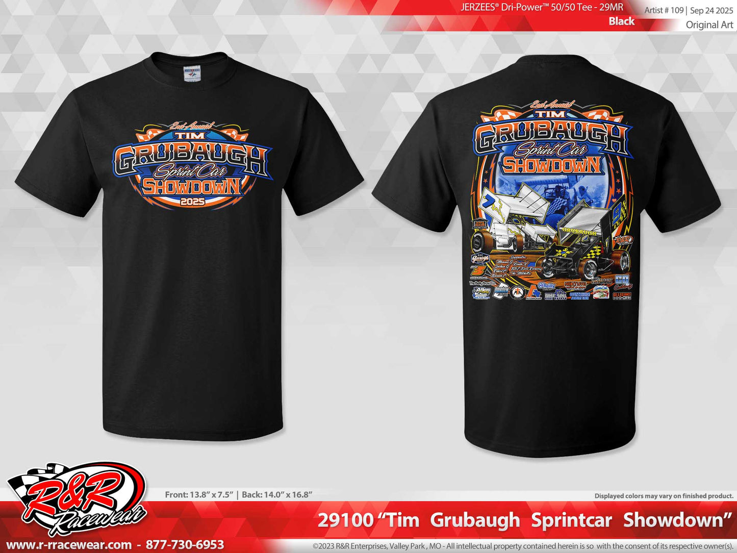 2025 Tim Grubaugh Sprintcar Showdown Event T-Shirt